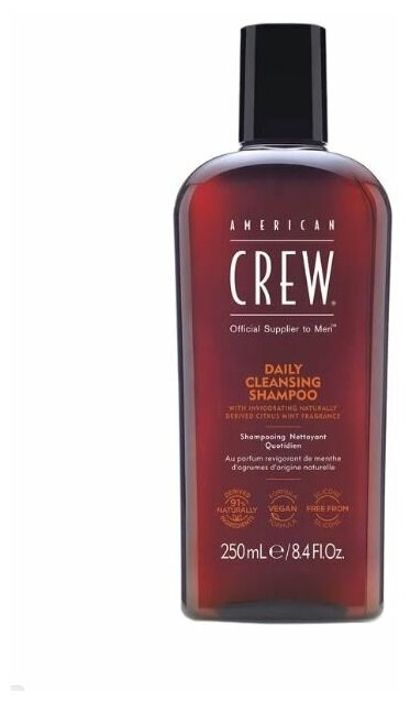 American Crew Daily Cleancing Shampoo - Ежедневный очищающий шампунь 250 мл