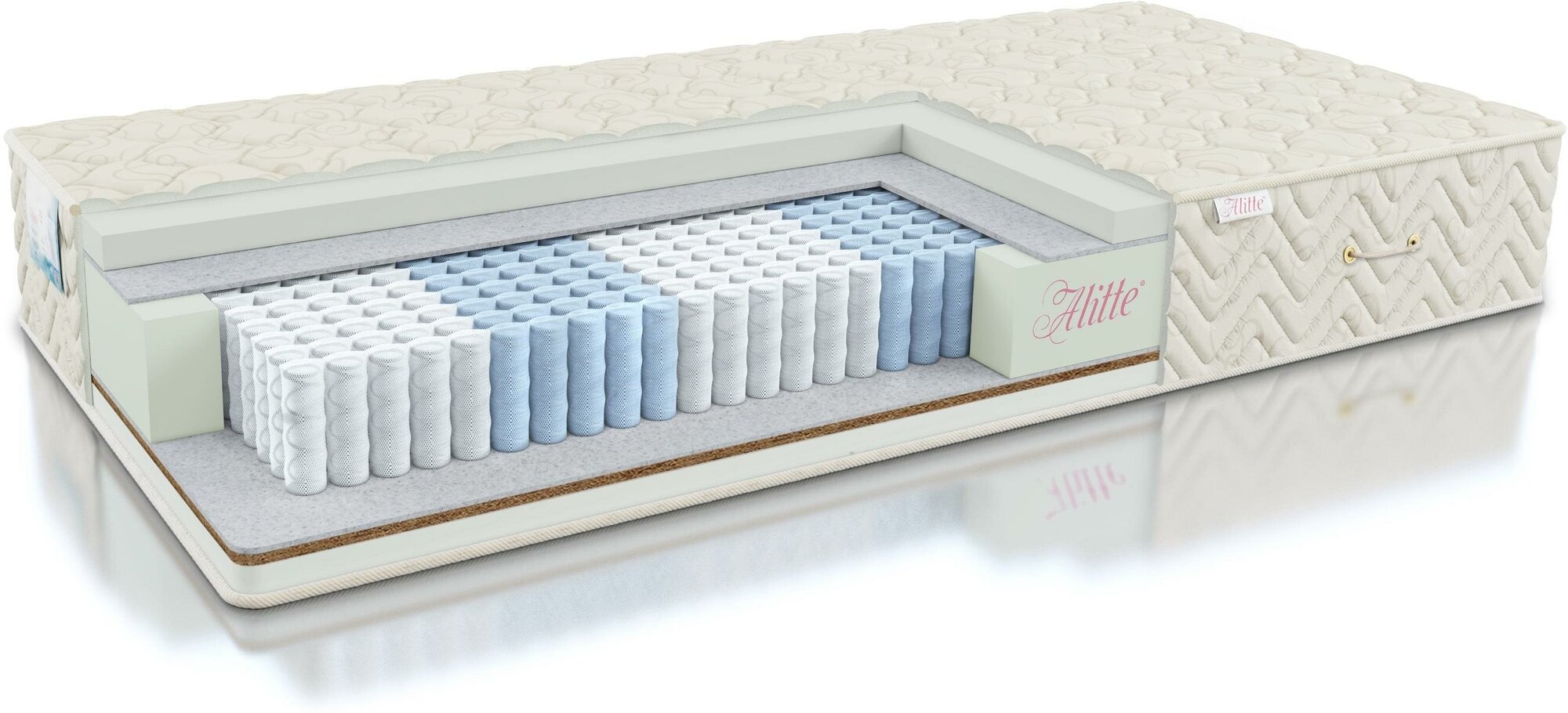 Матрас Alitte Lorrain S1000 M-22-K, Размер 140х200 см