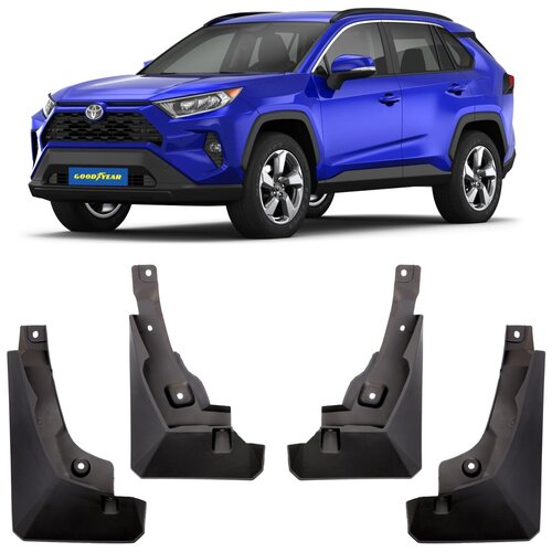 Брызговики Goodyear для Toyota RAV4 2019-2021 г.в., 4 шт