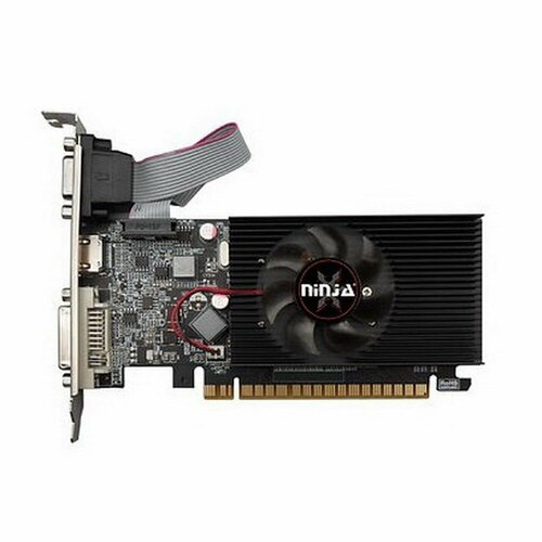 Видеокарта Ninja Sinotex GT610 1GB 64-Bit DDR3 DVI HDMI CRT 1FAN RTL 3299₽