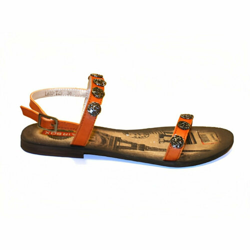 Сандалии AIRBOX, размер 38, оранжевый сандалии размер 38 белый оранжевый