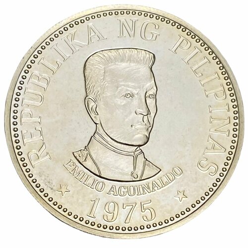 Филиппины 25 песо 1975 г. (Эмилио Агинальдо) клуб нумизмат монета песо филиппин 1925 года медно никель лепрозорий кулион