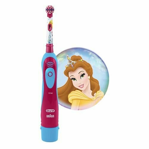 Электрическая зубная щетка Oral-B Disney Cars насадки для щётки: 1шт, цвет: красный и синий [kids toothbrush db 4510 k]