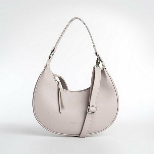 фото Сумка багет textura, бежевый