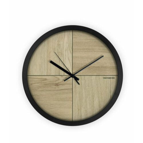 Часы настенные Нео-лофт d30 см цвет коричневый