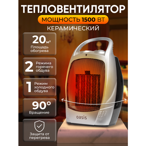 Тепловентилятор электрический обогреватель для дома 2190₽