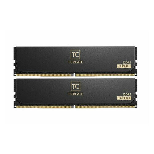 Оперативная память TEAM GROUP DDR5 32GB 2x16GB 6000MHz pc-48000 T-Create Expert CL38 125V Black CTCED532G6000HC38ADC01 1407500₽