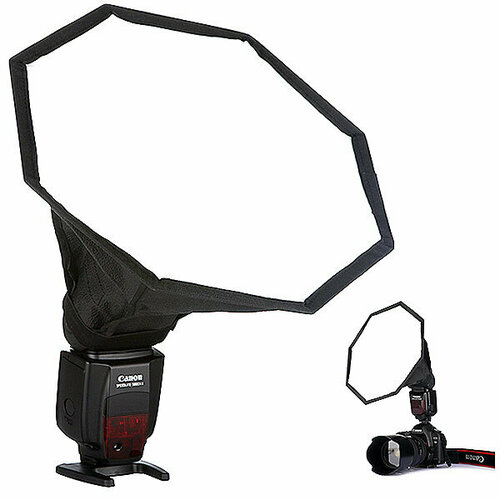 Софтбокс-октобокс для накамерных вспышек 18см 1400₽