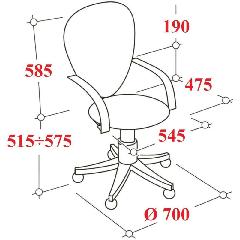 Кресло VB_Echair-658 SL PU кожзам черный хром