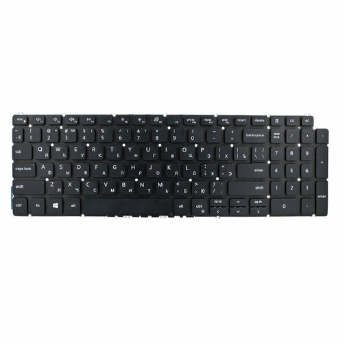 Клавиатура для ноутбука Dell Vostro 3500 / Vostro 5502 / Vostro 7590 / Vostro 3501 / Vostro 5590 / Vostro 5501 / Vostro 7500 / Latitude 3510 / Inspiron 5593 / Inspiron 5584 / Inspiron 7590 / Inspiron 5590 - черная черный