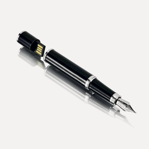 Изображение товара USB флешка, USB flash-накопитель, Флешка Ручка, 16 ГБ, черная, арт. F18