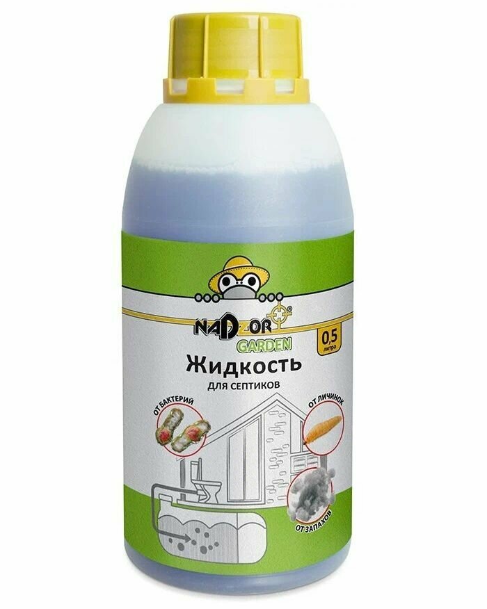 фото Nadzor Жидкий концентрат для септиков BIOWC1, 0,5 л