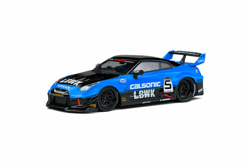 Nissan gt-r (R35) lb silhouette calsonic / ниссан гтр Р35 синий