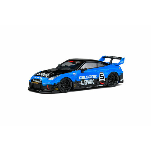 Nissan gt-r (R35) lb silhouette calsonic / ниссан гтр Р35 синий