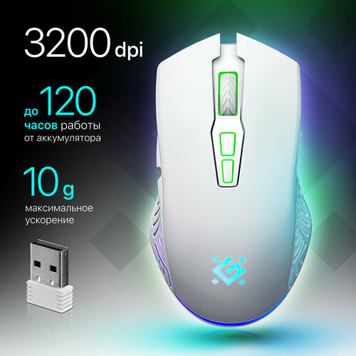 Мышь Defender Pandora GM-502 52502 White 914₽