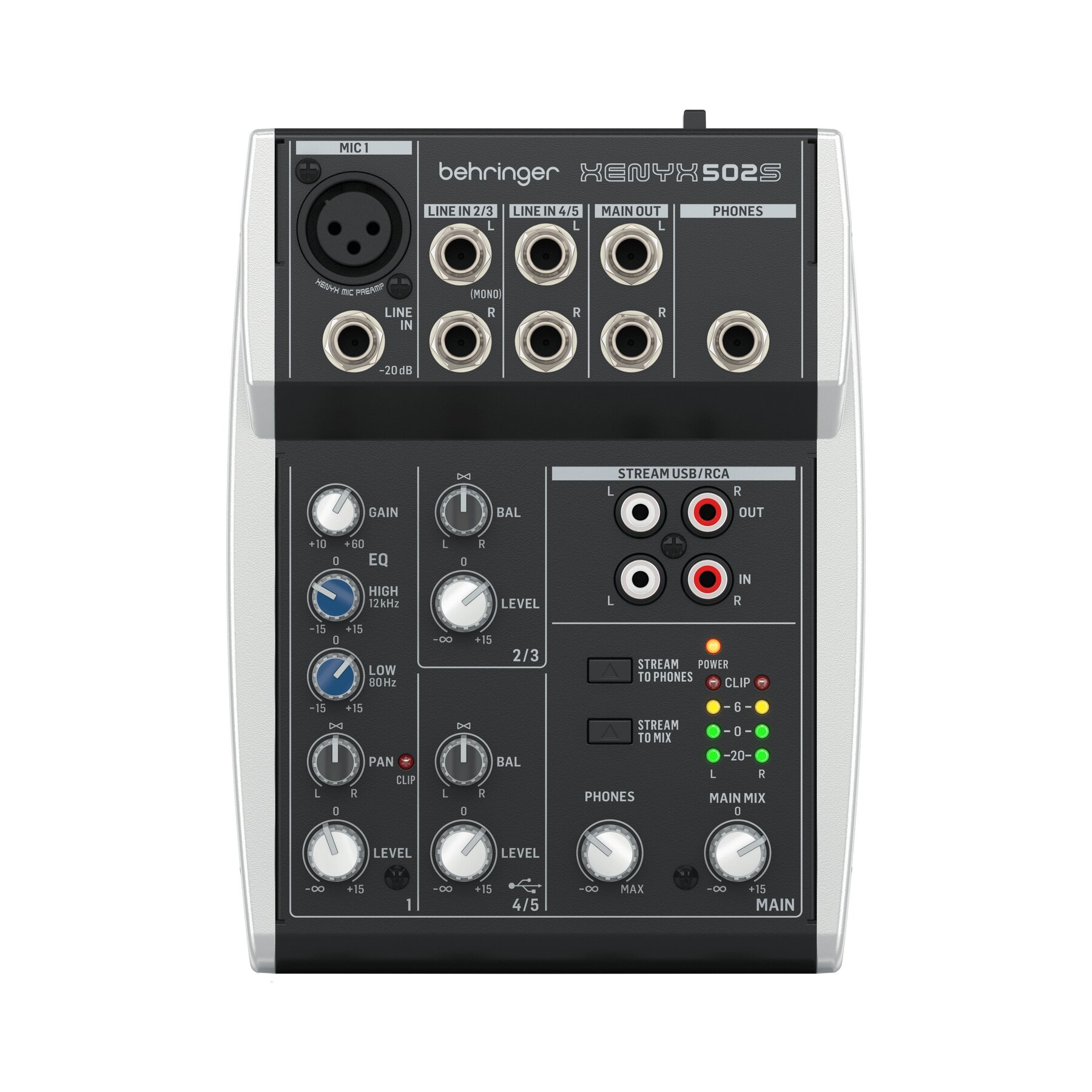 Аналоговый микшер Behringer XENYX 502S