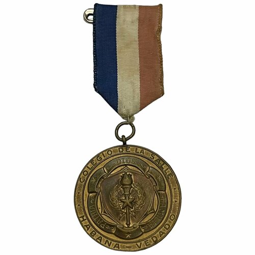 Куба, медаль Колледж де ла Саль Гавана-Ведадо. За заслуги 1971-1990 гг. северная корея медаль за трудовые заслуги 1971 1980 гг