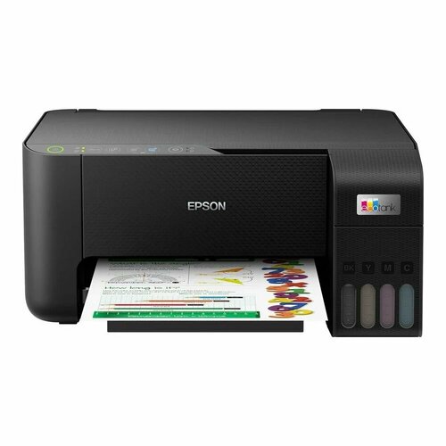 МФУ Epson Epson L3250 (МФУ струйное P/S/C, A4, 5760x1440 dpi, 33ppm ч/б, 33ppm цв, USB, Wi-Fi, СНПЧ) мфу epson l3200 струйное цветное p s c а4 5760x1440 dpi снпч 33 стр мин лоток 100 листов usb