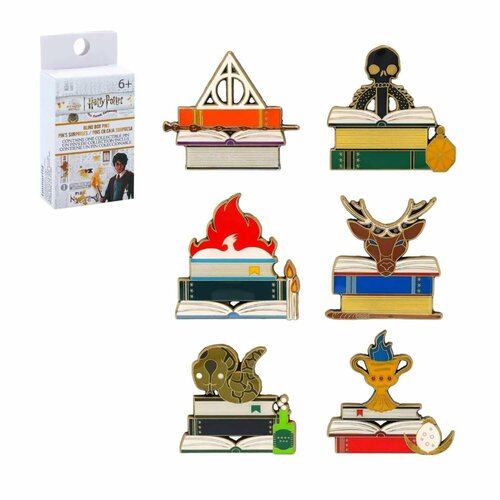 Значок в ассортименте Loungefly Blind Box Pin Harry Potter Books HPPN1084 поттер алиша школа пугливых котиков