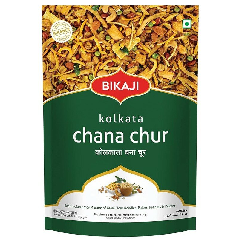 Закуска индийская Джал Чаначур Бикаджи (Jhaal Chanachur Bikaji), 200 грамм
