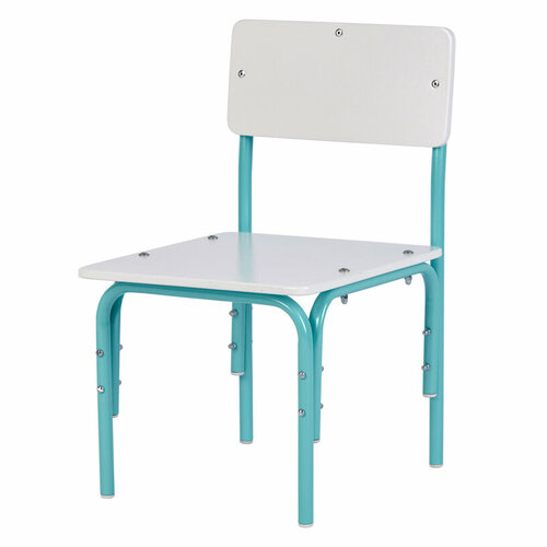 Стульчик детский растущий Фея Мой малыш 2-3 гр белый-лазурный 1590₽