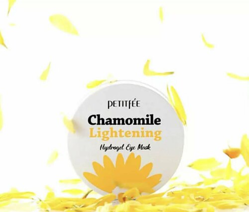 Petitfee Гидрогелевые патчи для глаз с экстрактом ромашки Chamomile Lightening Hydrogel Eye Mask