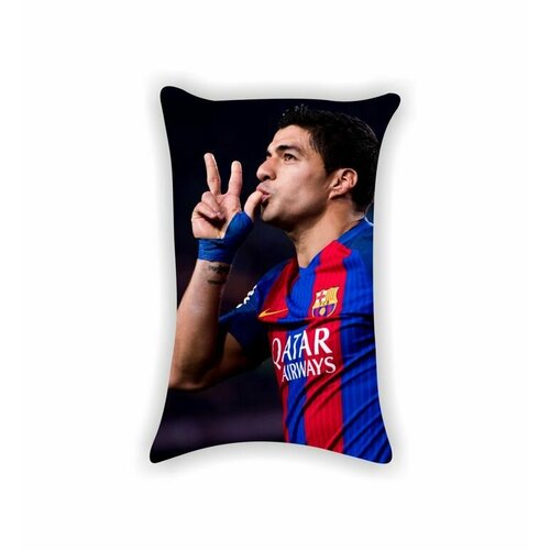 Подушка GOODbrelok Луис Альберто Суарес Диас, Luis Alberto Suarez Diaz №4 разноцветный
