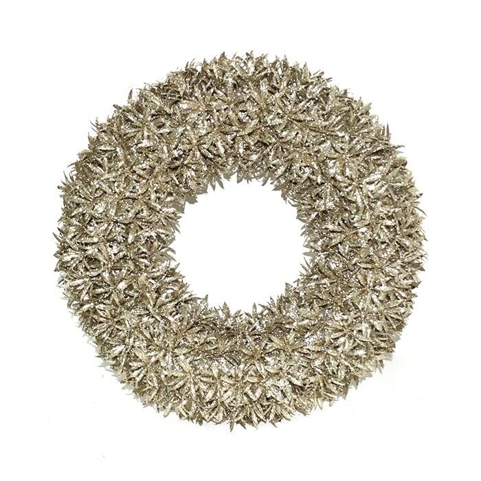 Венок Remeco Collection 256242   рождественский  золотистый  40см  56024