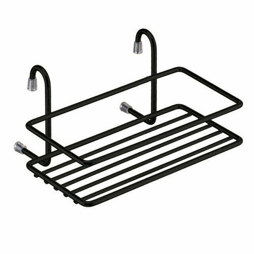 Полка малая короткая черный матовый 1814₽