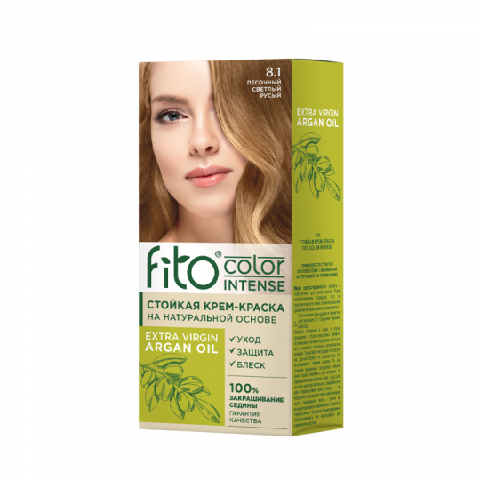 Краска для волос FITOCOLOR Intense 115мл 8.1 Песочный светлый русый