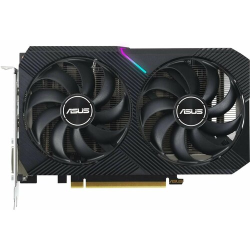 Видеокарта ASUS NVIDIA GeForce RTX 3050 DUAL-RTX3050-O8G-V2 8ГБ Dual, GDDR6, OC, Ret