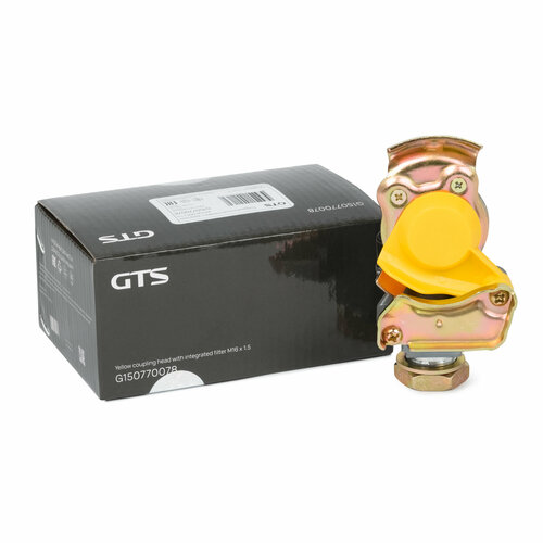 Соединительная головка с фильтром желтая M16 x 15 GTS G150770078 WabcoDAFKgelMANScania Schmitz Volvo 4590₽