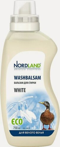 Изображение товара Nordland White Бальзам для стирки белого белья 750 мл на 21 стирку
