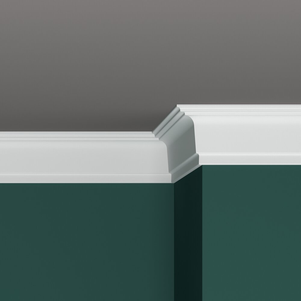 фото Потолочный плинтус (карниз) праймдекор R-70