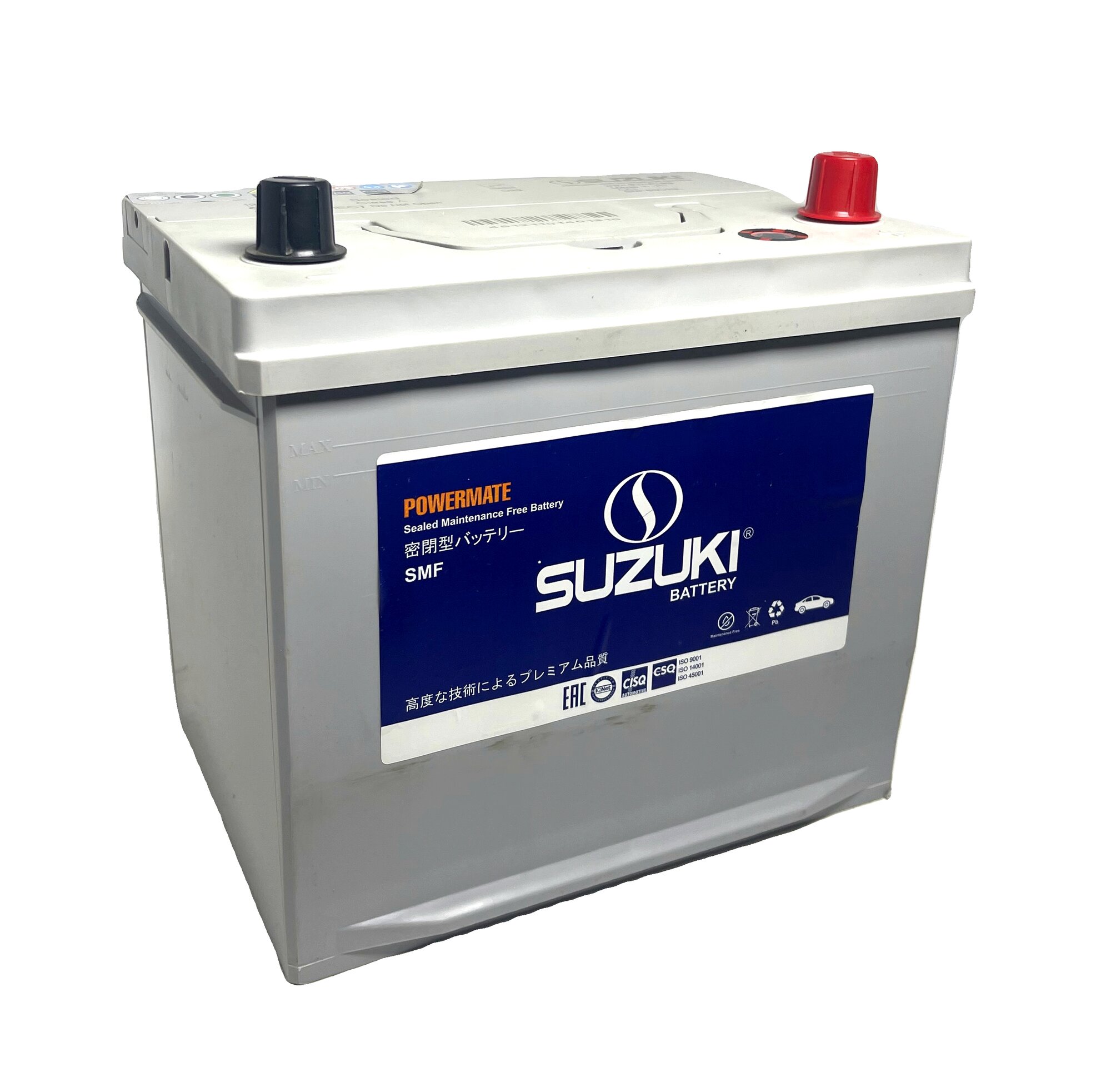 Автомобильный аккумулятор премиум класса SUZUKI 6СТ-60.0 (65D23L) бортик обратная полярность