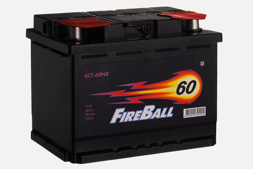 Изображение товара Автомобильный аккумулятор FIRE BALL 6СТ-60 (0) NR (арт. 560108020)