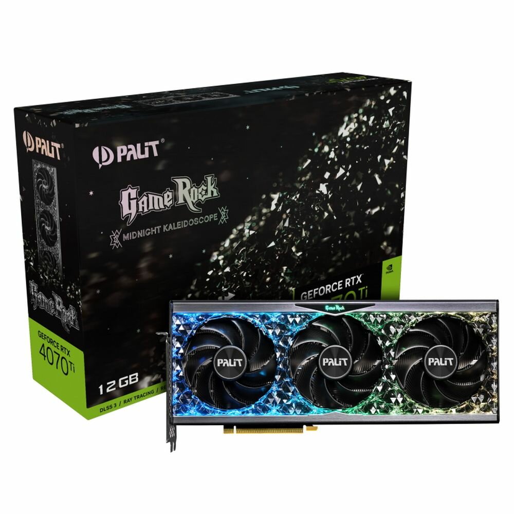 Видеокарта Palit RTX4070Ti GAMEROCK 12288 МБ, RET (ned407t019k9-1045g) - фото №13