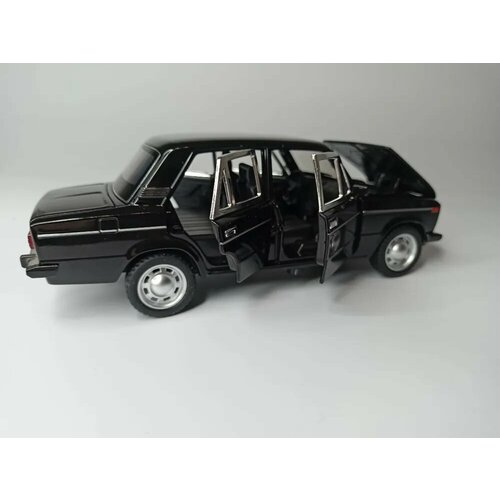 Металлическая машинка ВАЗ 2107 Лада Жигули 124 19см Коллекционная модель Инерционная машинка 1100₽