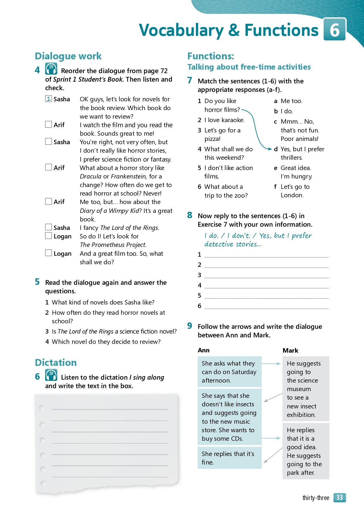 Книга Sprint 1 Workbook + CD (Коллектив авторов) - фото №10