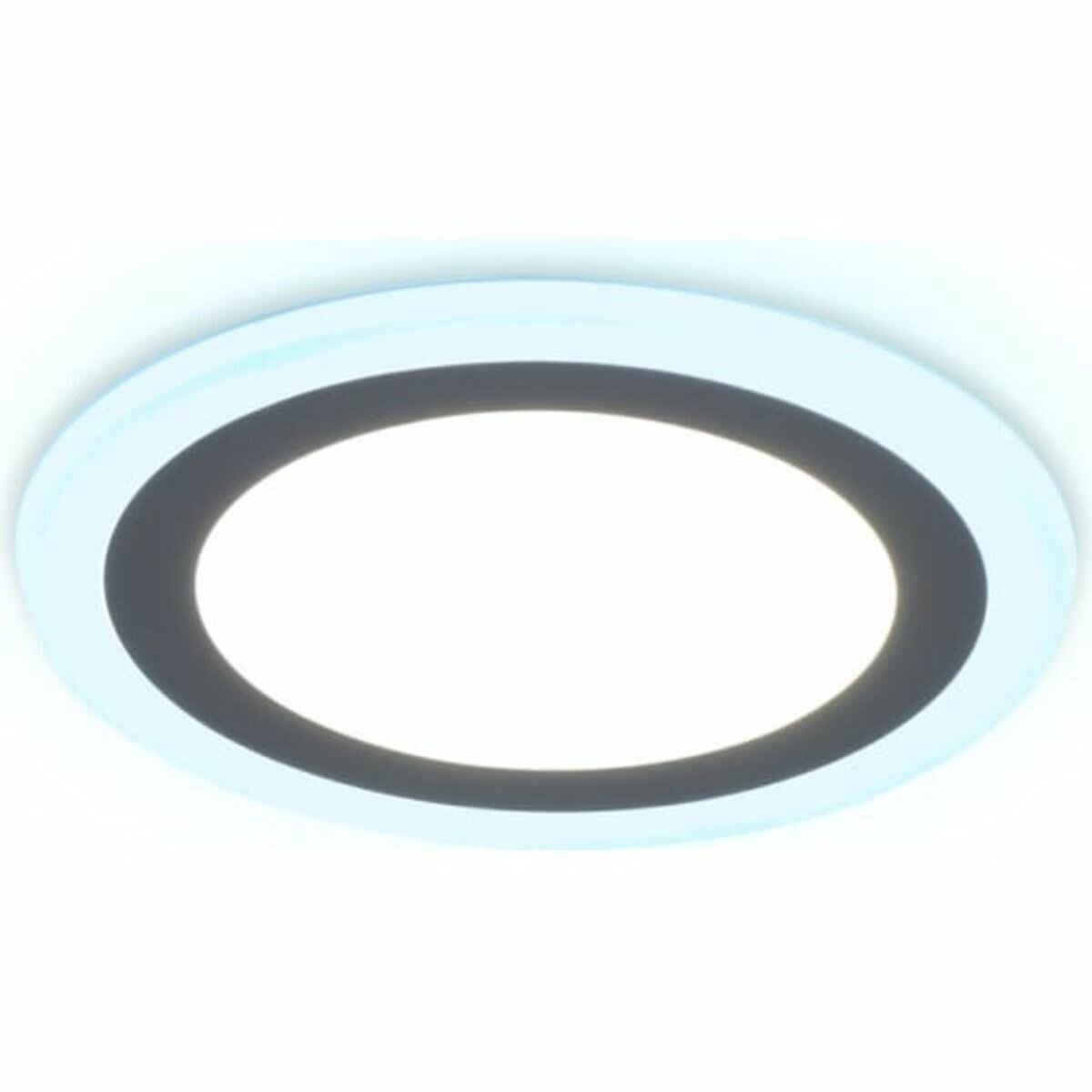 Встраиваемый cветодиодный светильник с подсветкой DCR368 18W+6W 4200K/6400K 85-265VD245*28