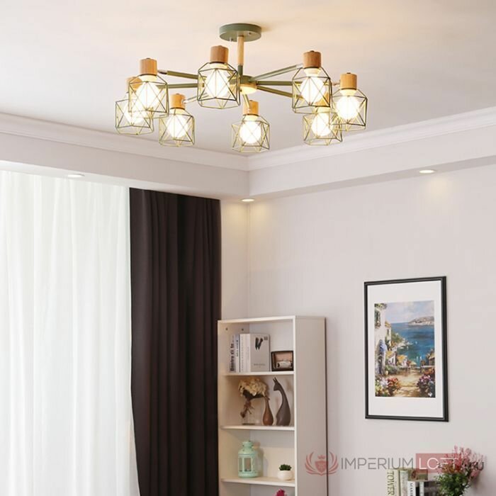 Потолочная люстра Corf B3 White 6 Lamps Imperium Loft 189480-26