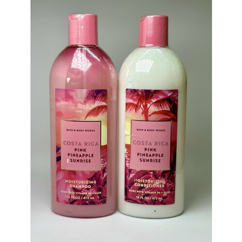 Bath and Body Works шампунь и кондиционер для волос Pink Pineapple Sunrise 7999₽