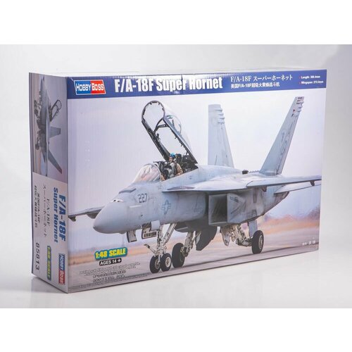 Сборная модель F/A-18F Super Hornet 02429 hasegawa истребитель f a 18f super hornet vfa 41 black aces cag 2022 1 72