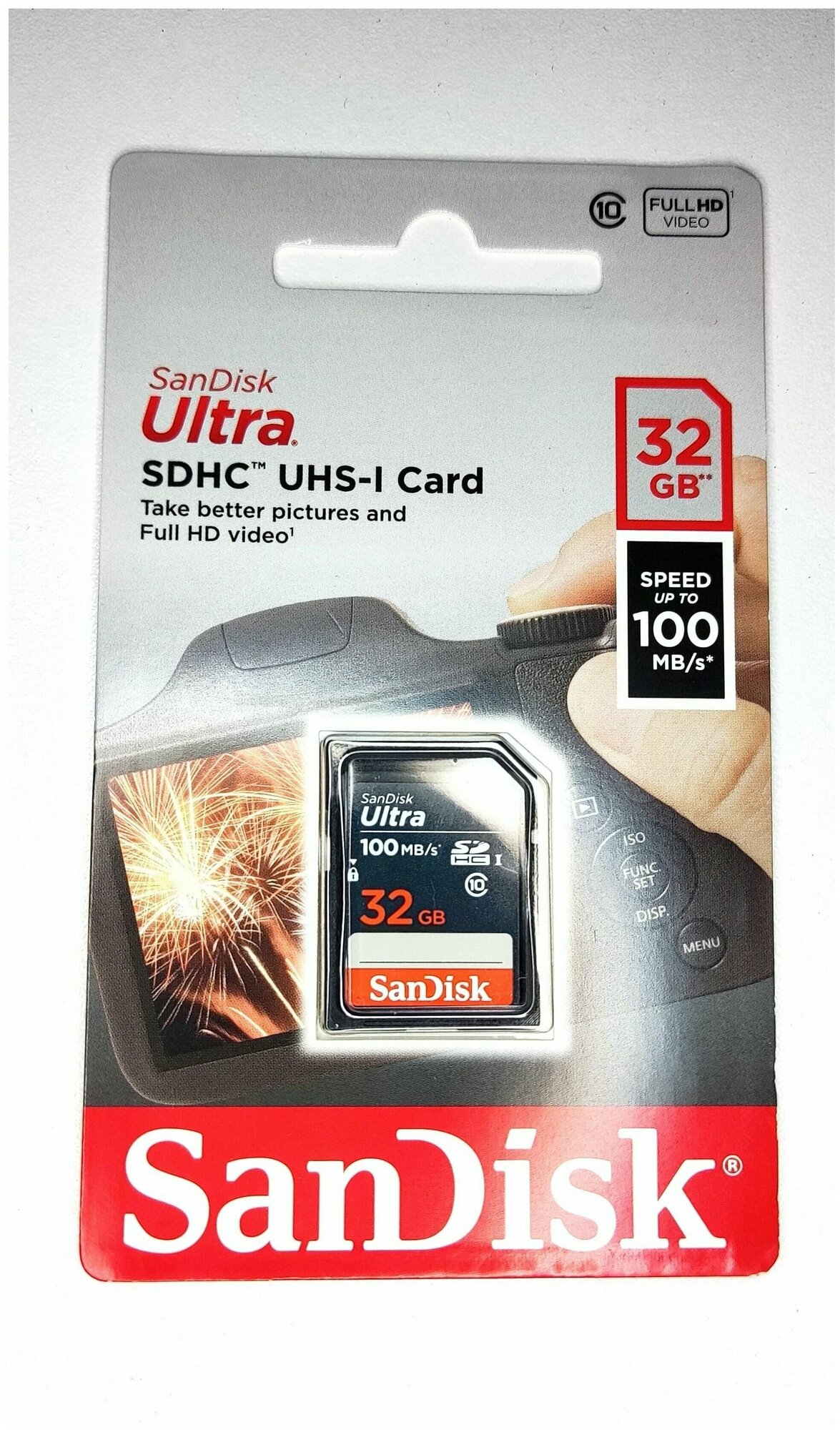 Карта памяти SDHC UHS-I SANDISK Ultra 128 ГБ, 100 МБ/с, Class 10, , 1 шт. - фото №6