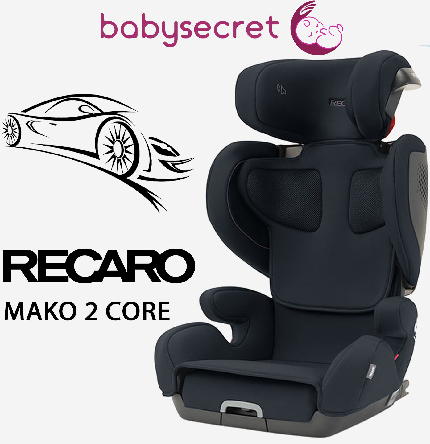 Автокресло Recaro Mako 2 Elite Select night black