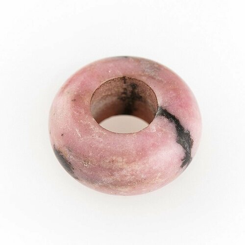 Шарм HRUSTALEK, родонит, розовый/черный