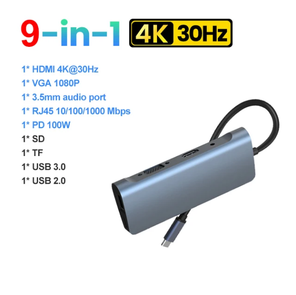 Док-станция USB Type C к HDMI