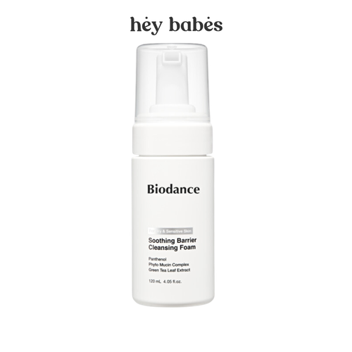 Мягкая пузырьковая пенка для умывания с растительными экстрактами Biodance Soothing Barrier Cleansing Foam
