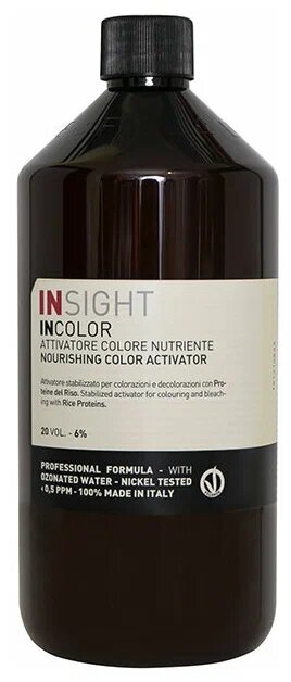 Обзор: Протеиновый активатор 6% NOURISHING COLOR ACTIVATOR (900 мл) INC052/4069