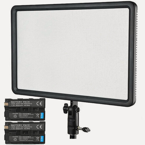 Изображение товара Осветитель светодиодный Godox LEDP260C накамерный (+2аккум + ЗУ)